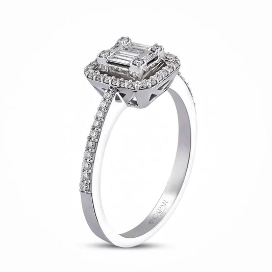 0,31 Karat Baget Pırlanta Yüzük Capar Diamond