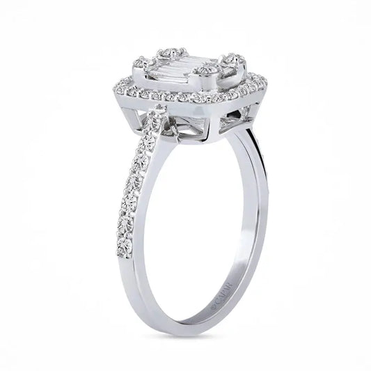 0,73 Karat Baget Pırlanta Yüzük Capar Diamond