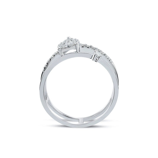 0,31 Karat Baget Pırlanta Tasarım Yüzük Capar Diamond