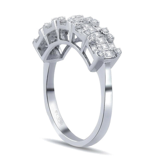 1.00 Karat Baget Yüzük Capar Diamond