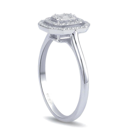 0.30 Karat Baget Pırlanta Yüzük Capar Diamond