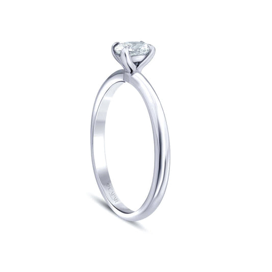0.50 Karat Pırlanta Oval Tektaş Yüzük Capar Diamond