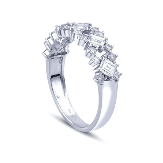 0.83 Karat Pırlanta Baget Yüzük Capar Diamond