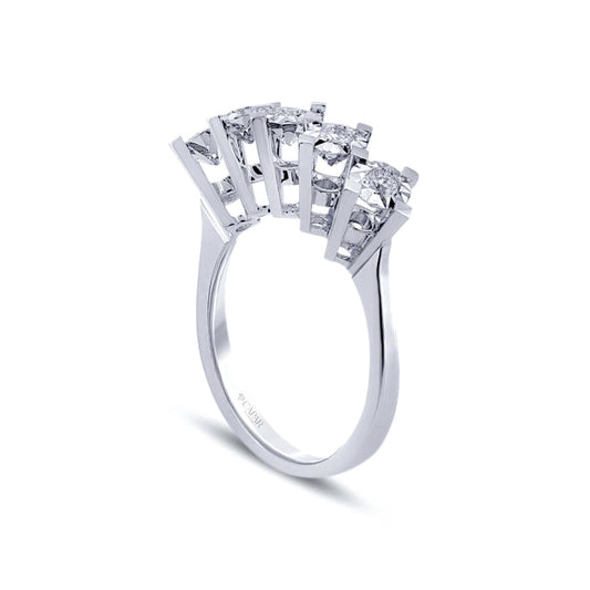 0.20 Karat Pırlanta Beştaş Yüzük Capar Diamond