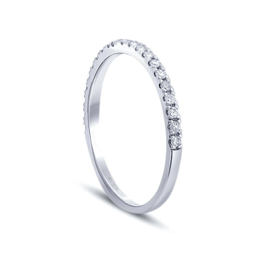 0.13 Karat Pırlanta Yarımtur Yüzük Capar Diamond