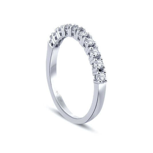 0.73 Karat Pırlanta Yarımtur Yüzük Capar Diamond
