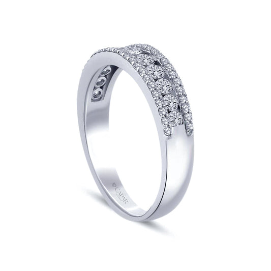 0.63 Karat Pırlanta Yarımtur Yüzük Capar Diamond