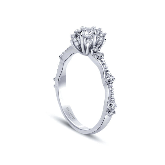 0.33 Karat Pırlanta Lotus Tektaş Yüzük Capar Diamond