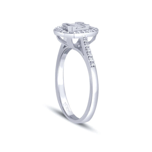 0.27 Karat Pırlanta Baget Yüzük Capar Diamond