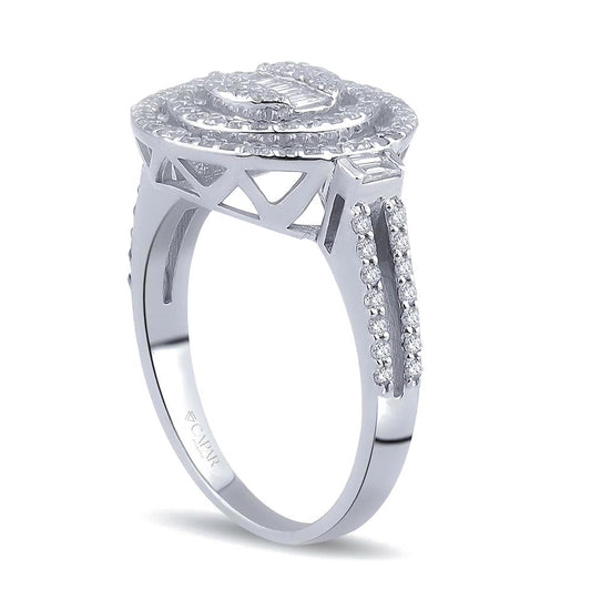 0.80 Karat Baget Pırlanta Yüzük Capar Diamond