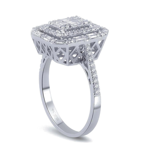 0.80 Karat Baget Pırlanta Yüzük Capar Diamond