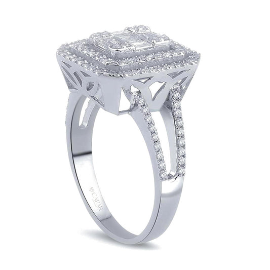 0.70 Karat Baget Pırlanta Yüzük Capar Diamond