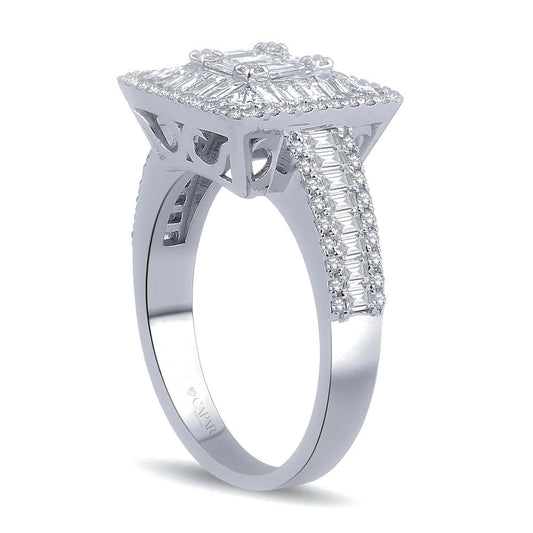1.70 Karat Baget Pırlanta Yüzük Capar Diamond