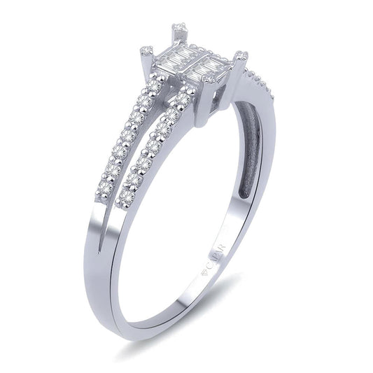 0.30 Karat Baget Pırlanta Yüzük Capar Diamond
