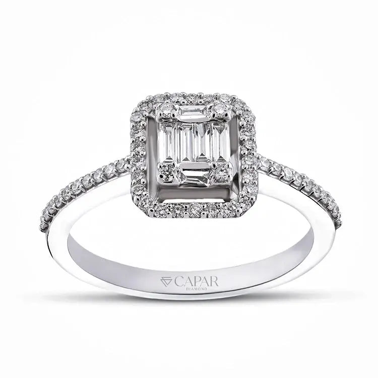 0,31 Karat Baget Pırlanta Yüzük Capar Diamond