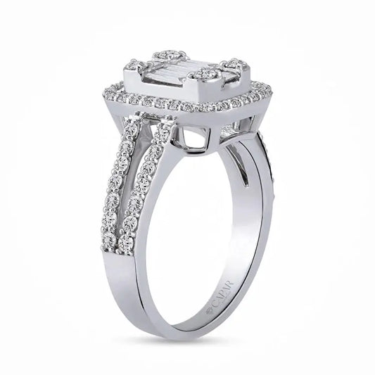 0,85 Karat Baget Pırlanta Yüzük Capar Diamond