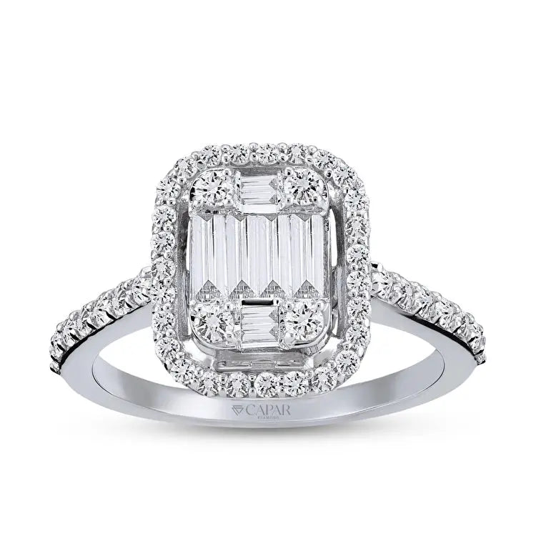 0,73 Karat Baget Pırlanta Yüzük Capar Diamond