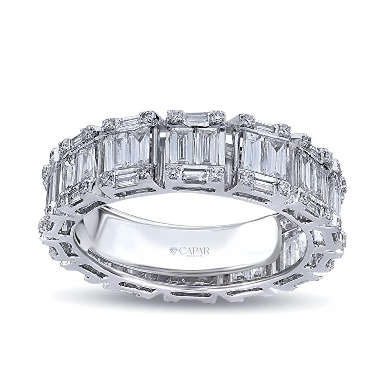1,55 Karat Baget Tamtur Pırlanta Yüzük Capar Diamond