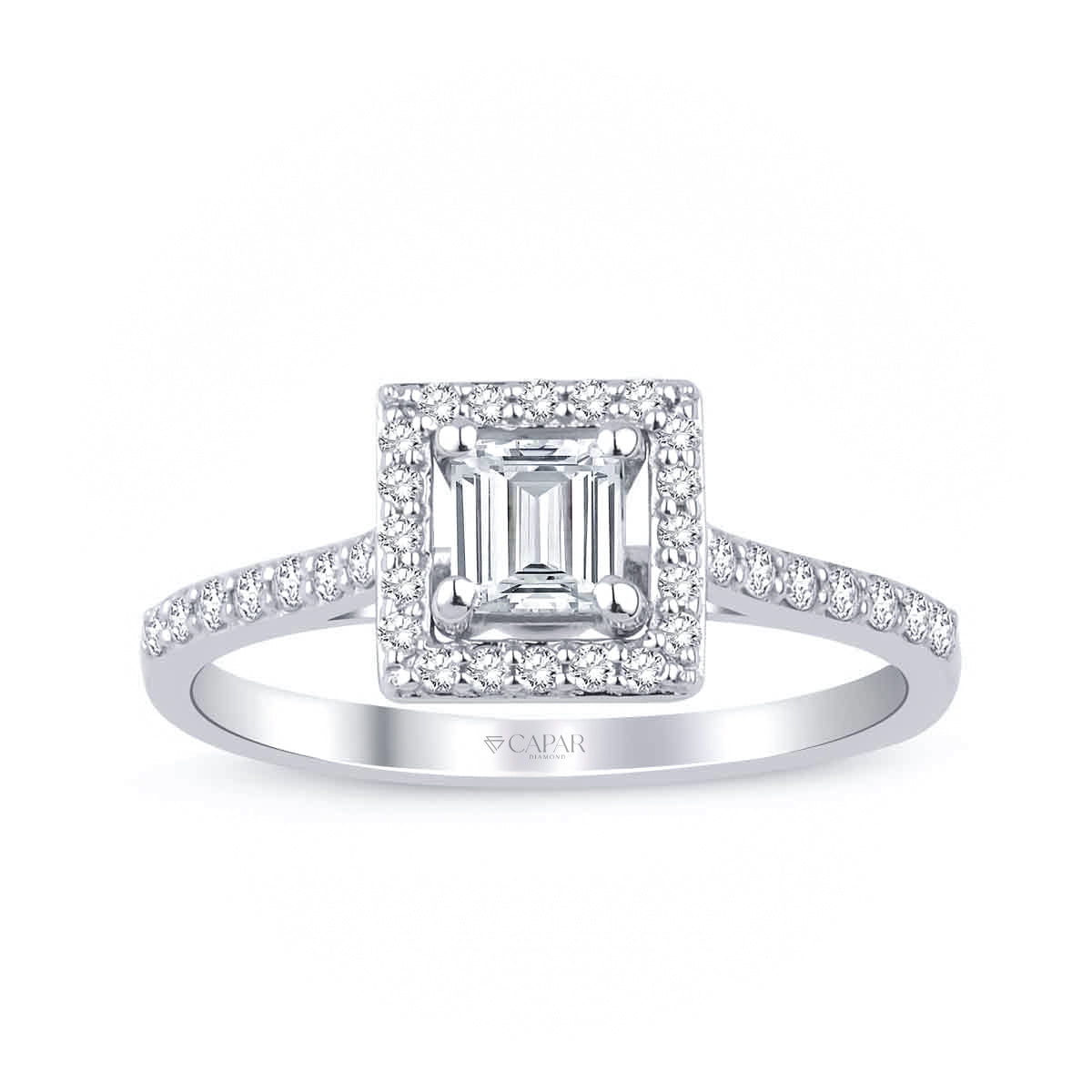 0.76 Karat Pırlanta Topaz Yüzük Capar Diamond