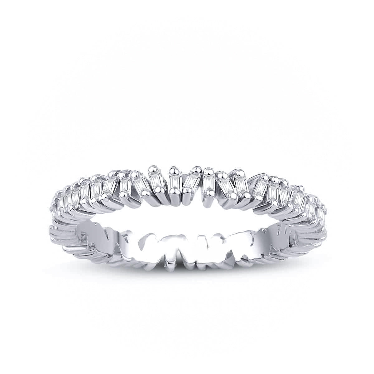 0.43 Karat Baget Pırlanta Tamtur Yüzük Capar Diamond