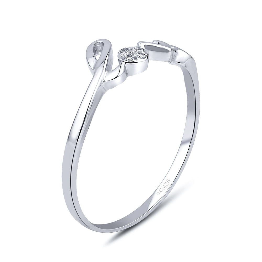 0.02 Karat Pırlanta Love Yüzük Capar Diamond
