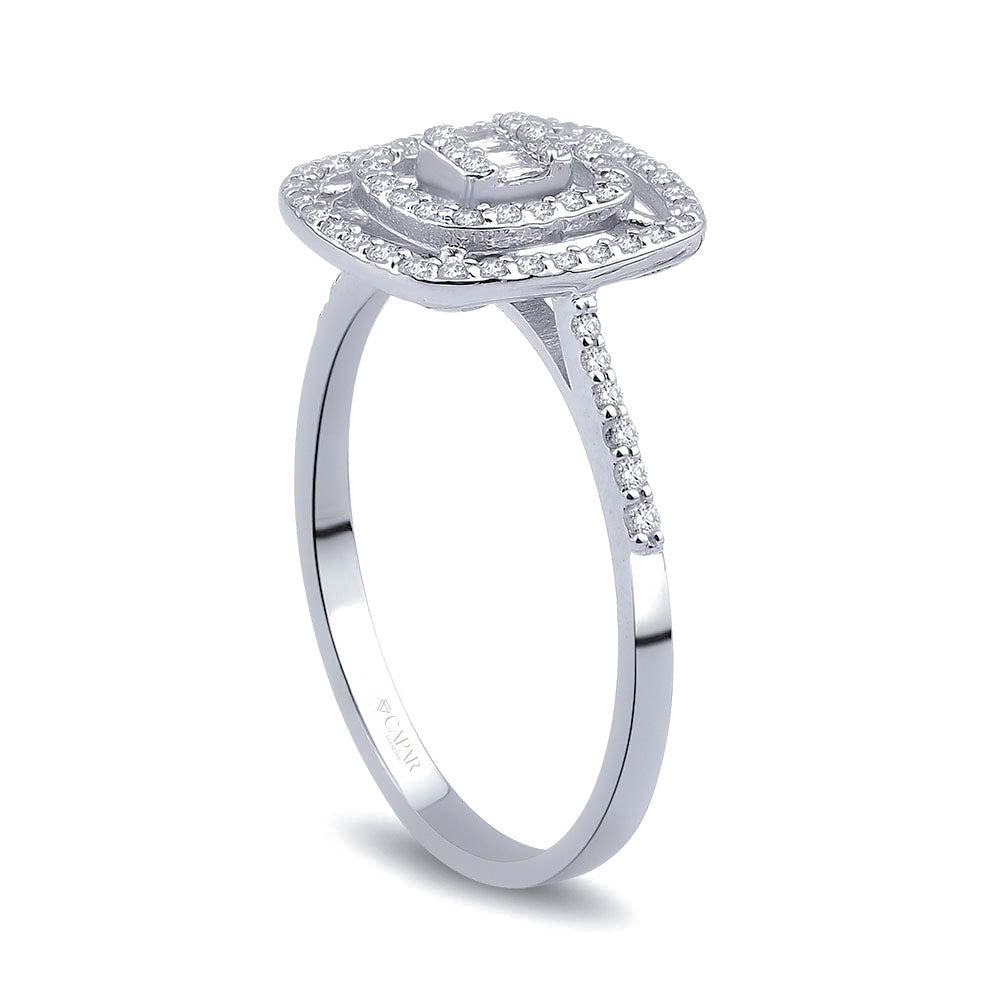 0.30 Karat Baget Pırlanta Yüzük Capar Diamond