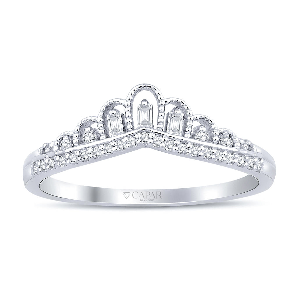 0.15 Karat Baget Pırlanta Yüzük Capar Diamond