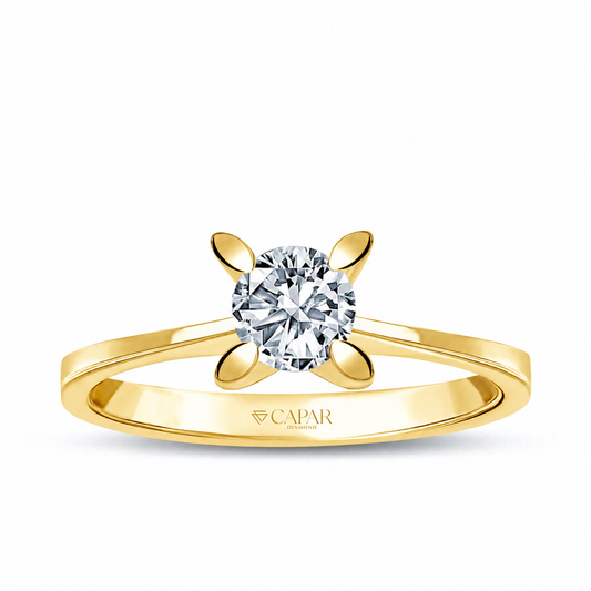 0.30 Karat Pırlanta Tektaş Yüzük Capar Diamond