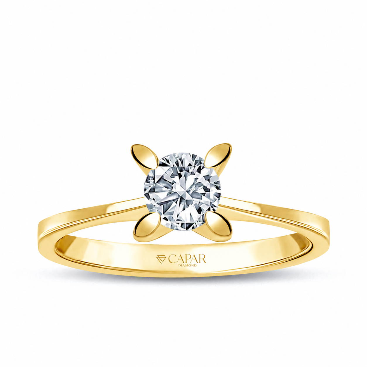 0.50 Karat Pırlanta Tektaş Yüzük Capar Diamond