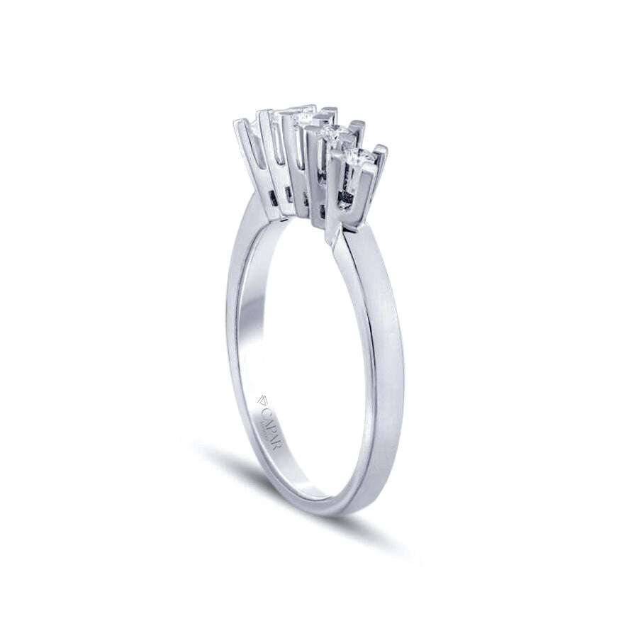 0.15 Karat Pırlanta Beştaş Yüzük Capar Diamond