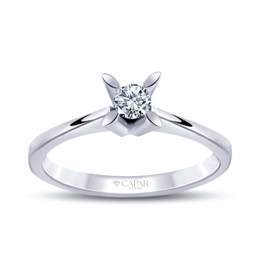 0.15 Karat Pırlanta Tektaş Yüzük Capar Diamond