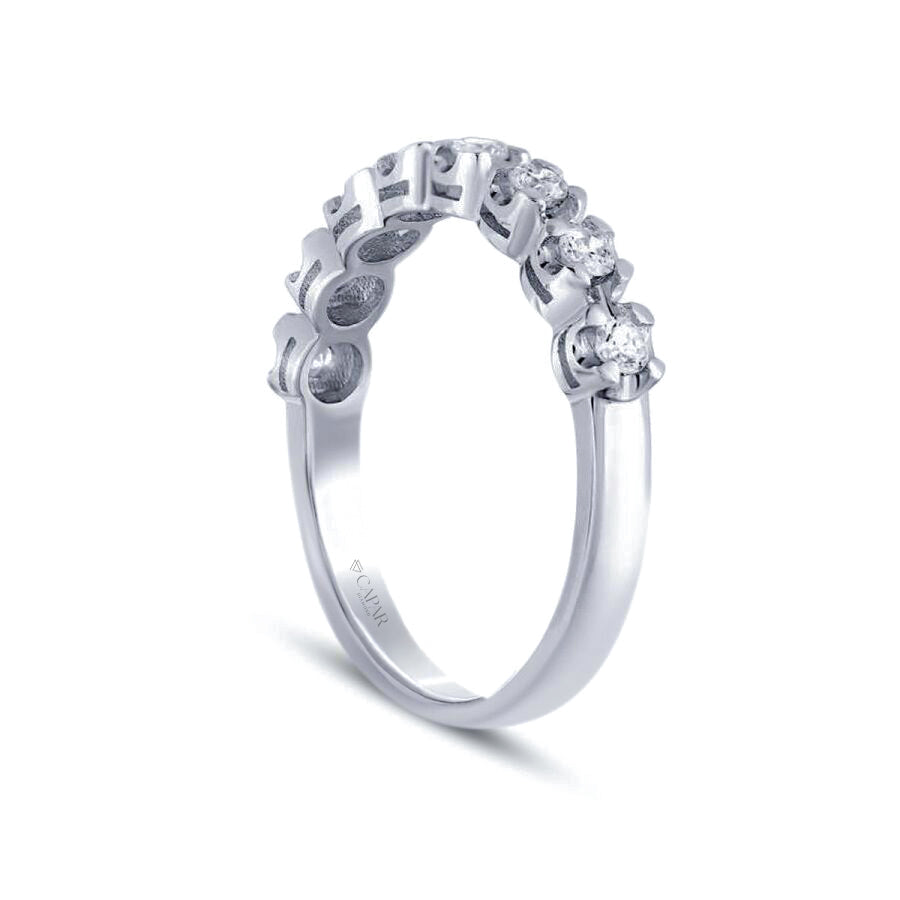 0.31 Karat Pırlanta Yarımtur Yüzük Capar Diamond