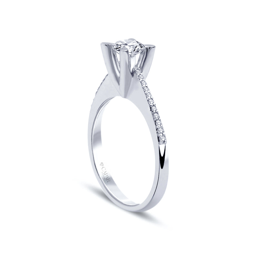 0.61 Karat Pırlanta Tektaş Yüzük Capar Diamond