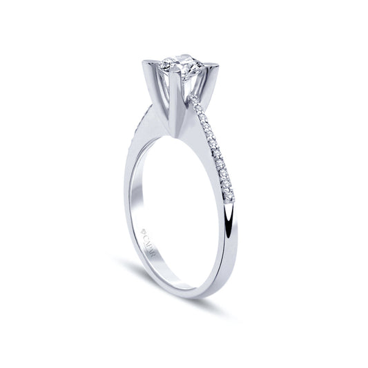 0.61 Karat Pırlanta Tektaş Yüzük Capar Diamond