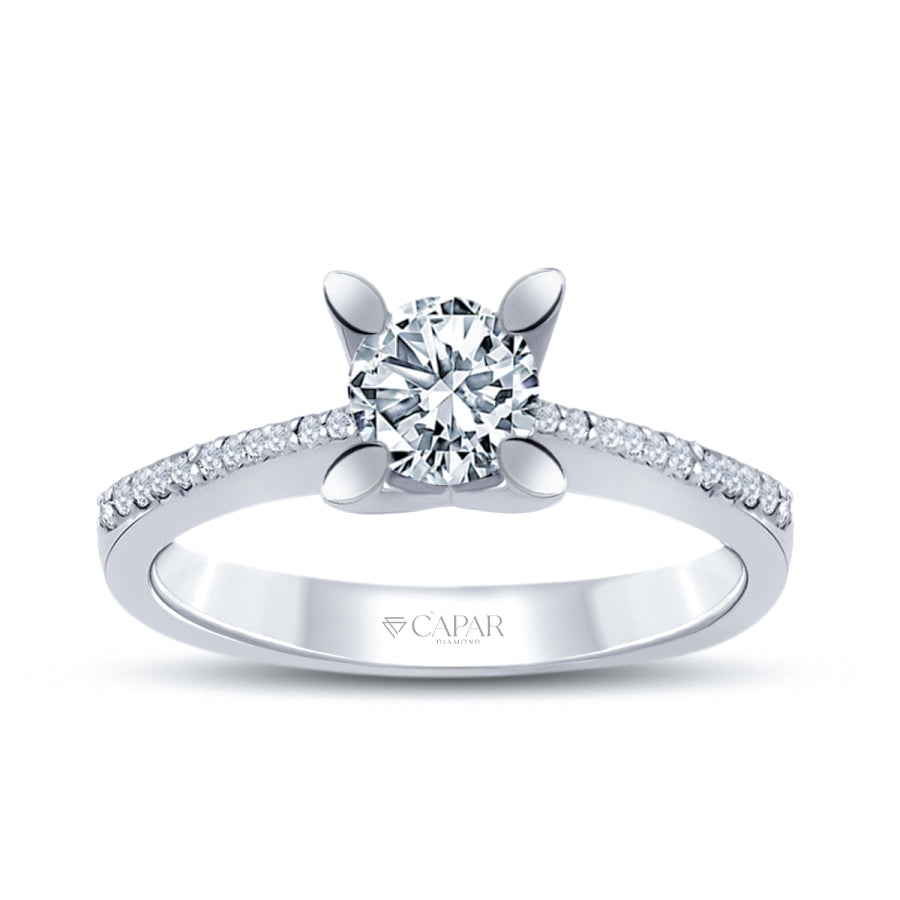 0.61 Karat Pırlanta Tektaş Yüzük Capar Diamond