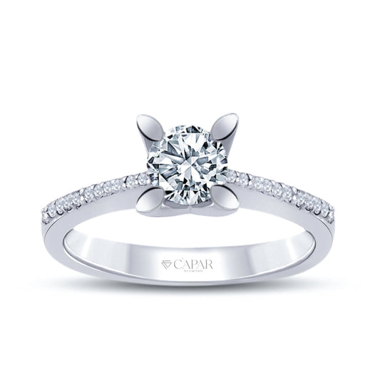 0.61 Karat Pırlanta Tektaş Yüzük Capar Diamond