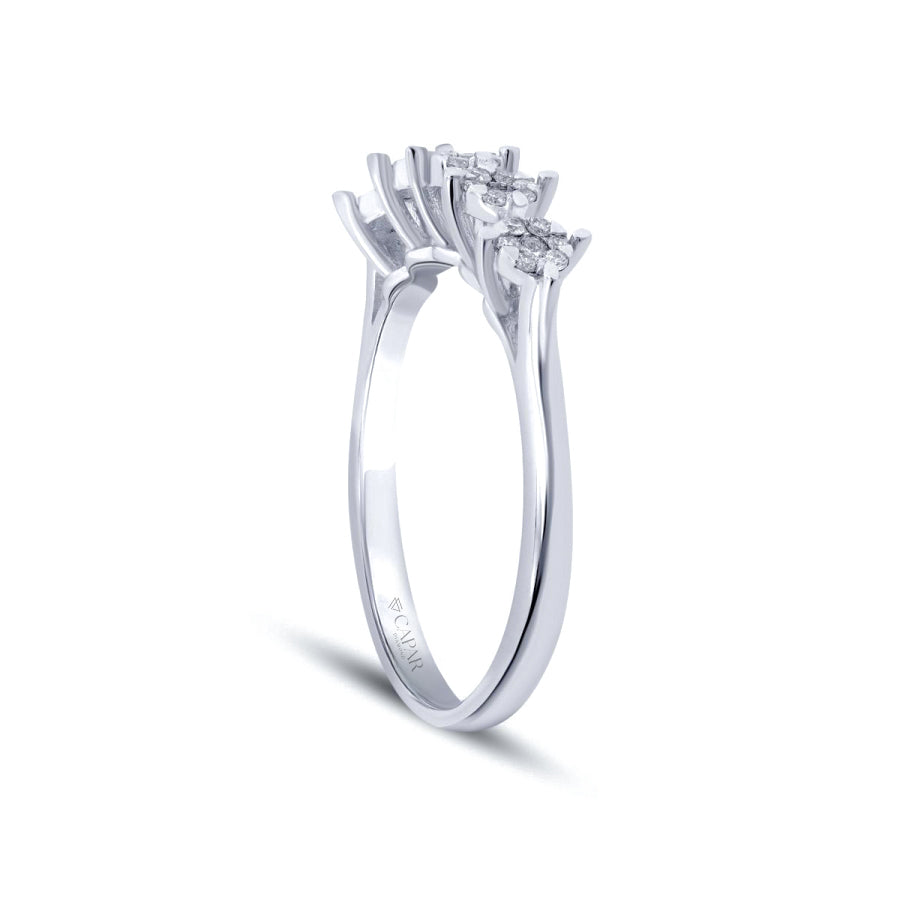 0.19 Karat Pırlanta Beştaş Yüzük Capar Diamond
