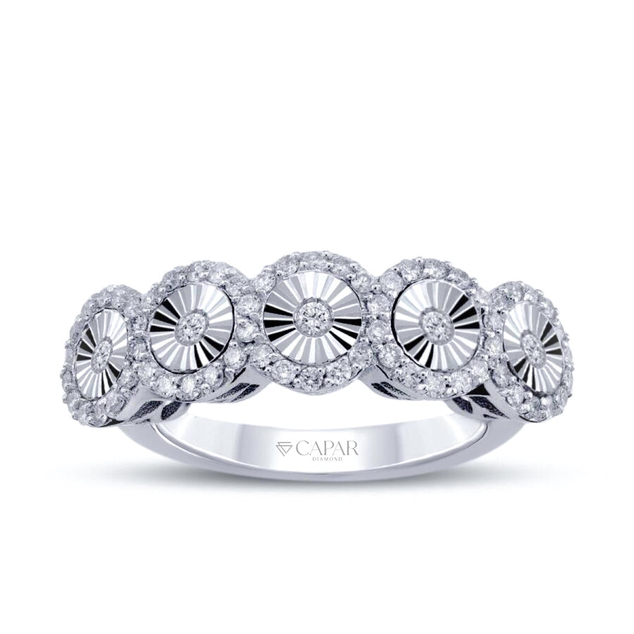 0.29 Karat Pırlanta Beştaş Yüzük Capar Diamond