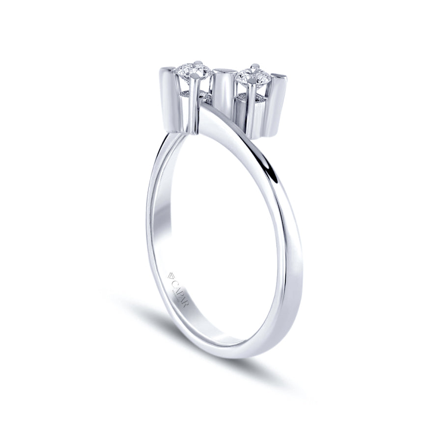 0.16 Karat Pırlanta Tektaş Yüzük Capar Diamond
