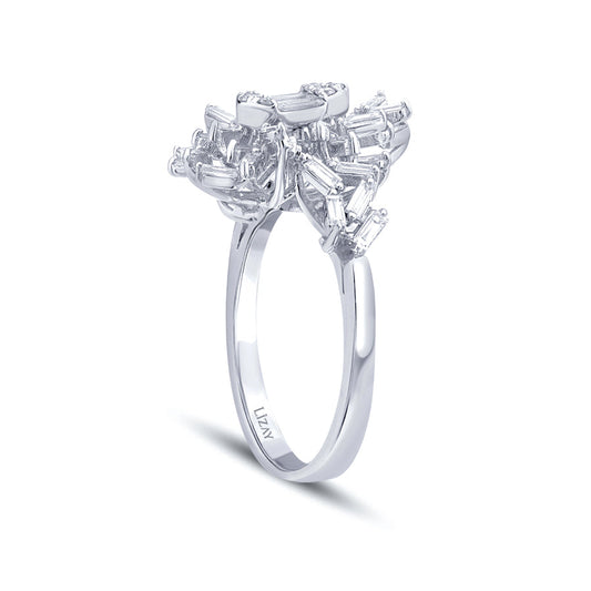 0.79 Karat Pırlanta Baget Yüzük Capar Diamond