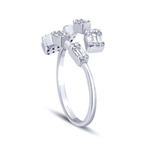 0.27 Karat Pırlanta Baget Yüzük Capar Diamond