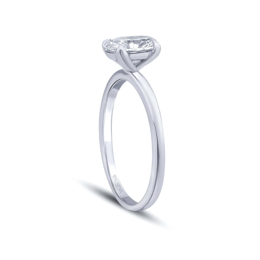 1.02 Karat Pırlanta Oval Tektaş Yüzük Capar Diamond