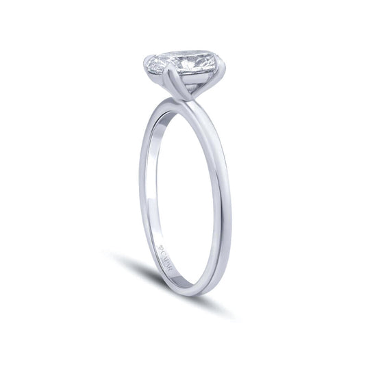 1.02 Karat Pırlanta Oval Tektaş Yüzük Capar Diamond