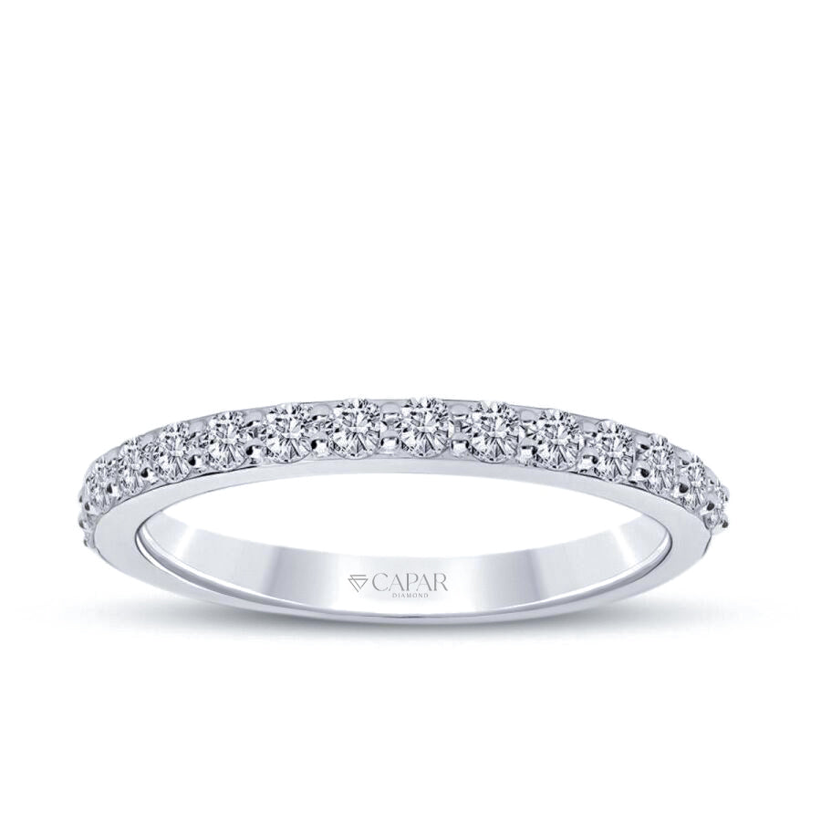 0.26 Karat Pırlanta Yarımtur Yüzük Capar Diamond