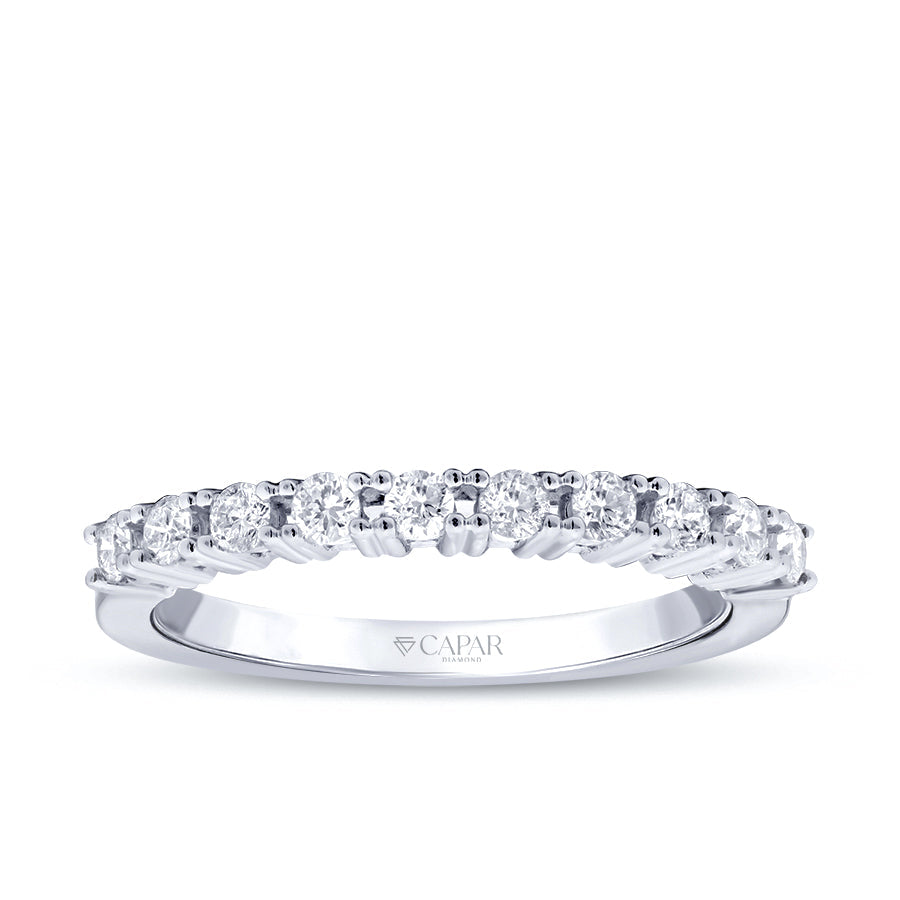 0.34 Karat Pırlanta Yarımtur Yüzük Capar Diamond