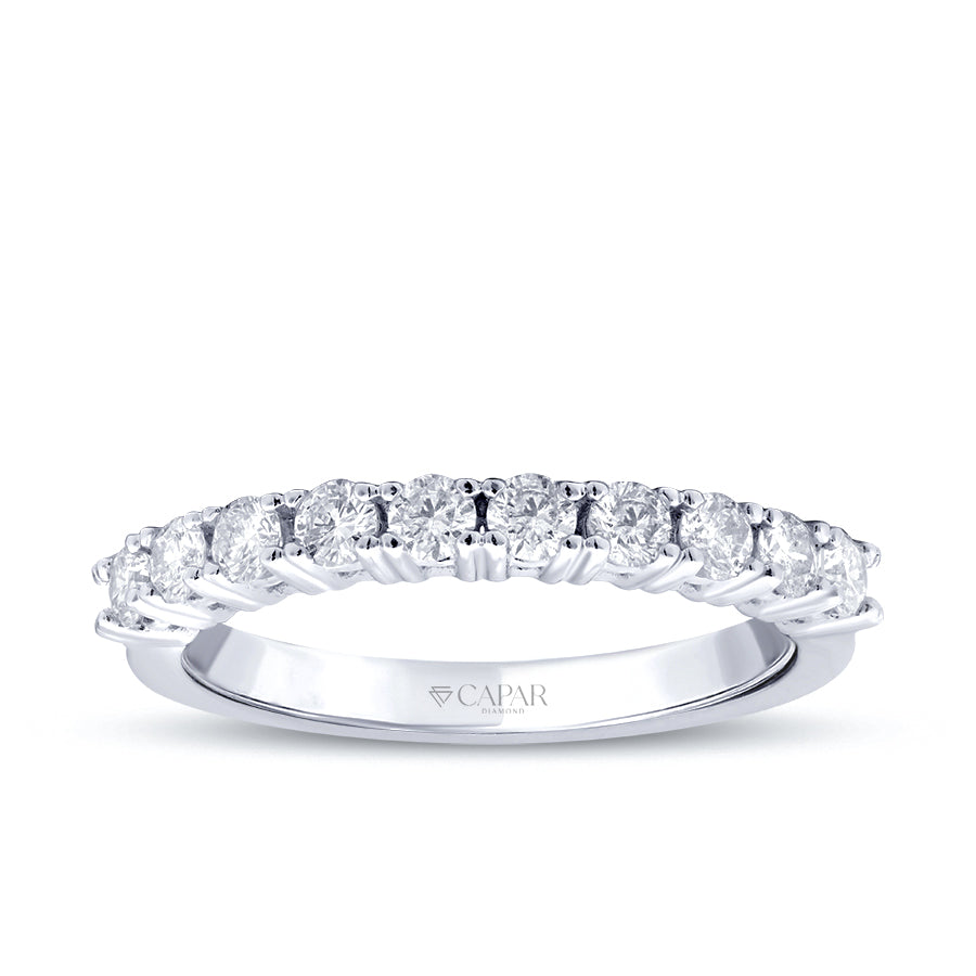 0.56 Karat Pırlanta Yarımtur Yüzük Capar Diamond