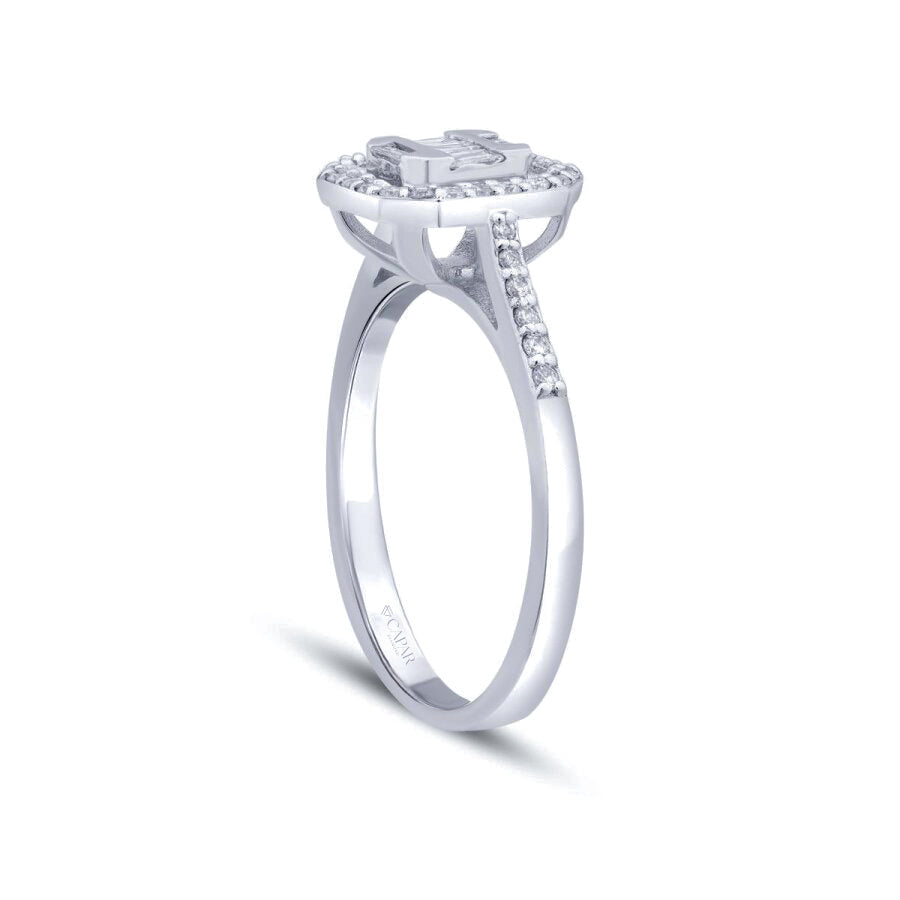 0.27 Karat Pırlanta Baget Yüzük Capar Diamond