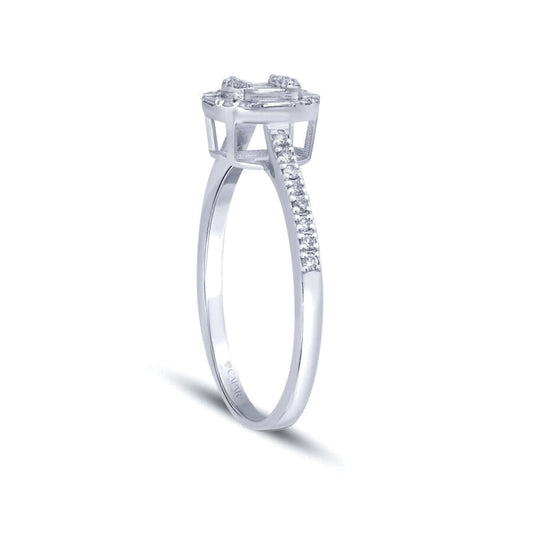 0.30 Karat Pırlanta Baget Yüzük Capar Diamond