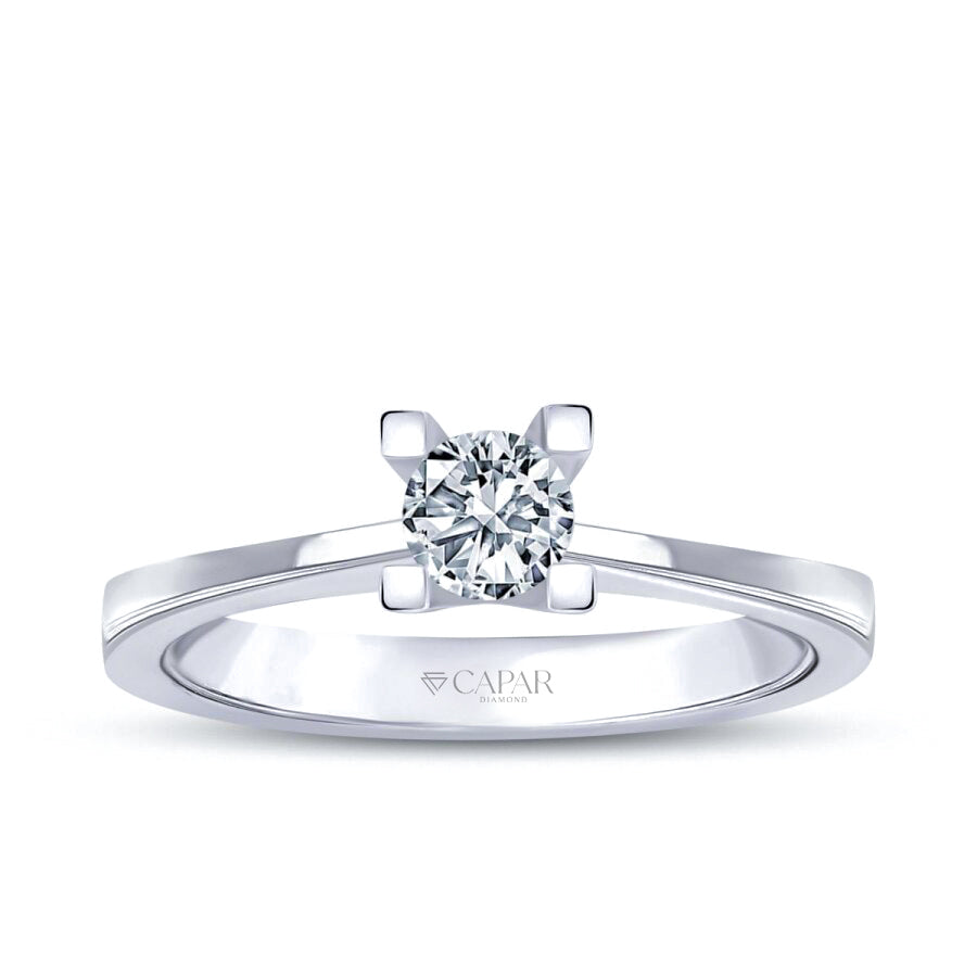 0.10 Karat Pırlanta Tektaş Yüzük Capar Diamond