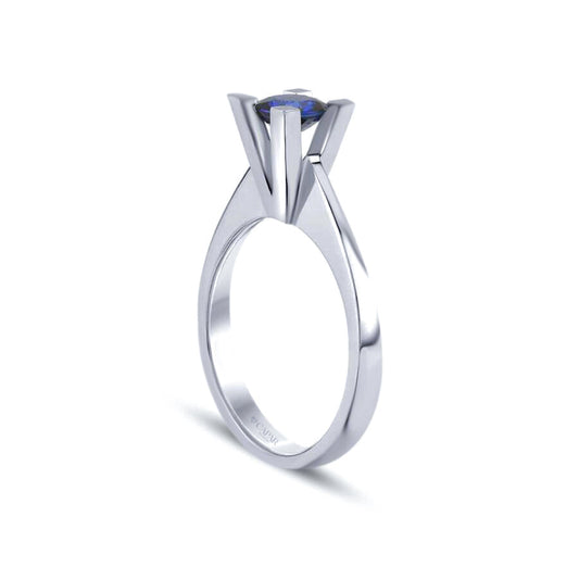 0.58 Karat Safir Tektaş Yüzük Capar Diamond